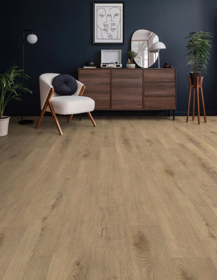 luxury vinyl plank floors in a living room