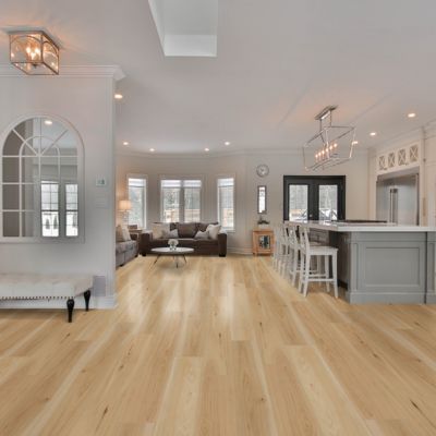 LVP flooring in a spacious kitchen