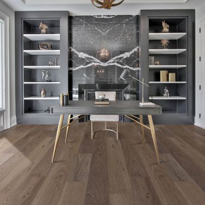 hardwood floors in an Abbotsford home office